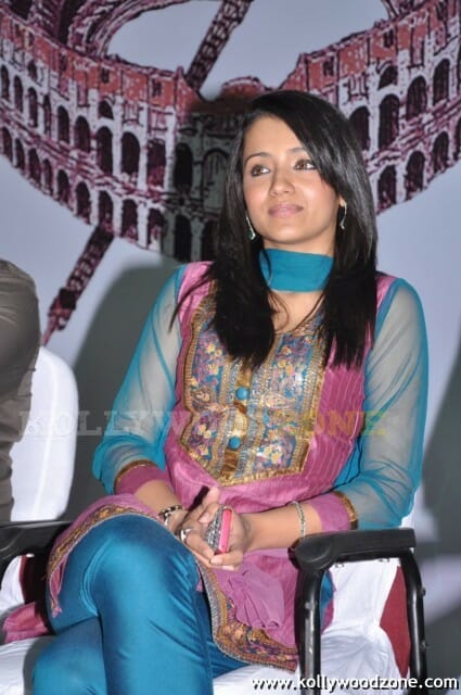 Trisha At Manmadhan Ambu Press Meet Pics