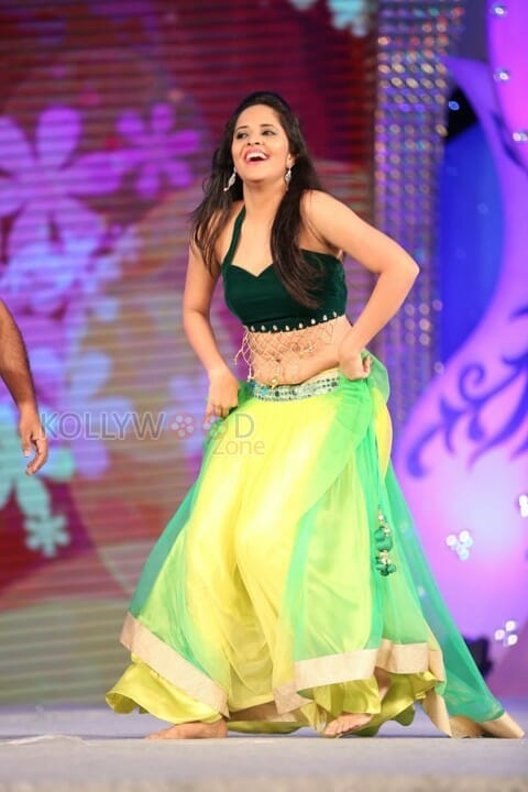 Actress Anasuya At Gama Awards Photos