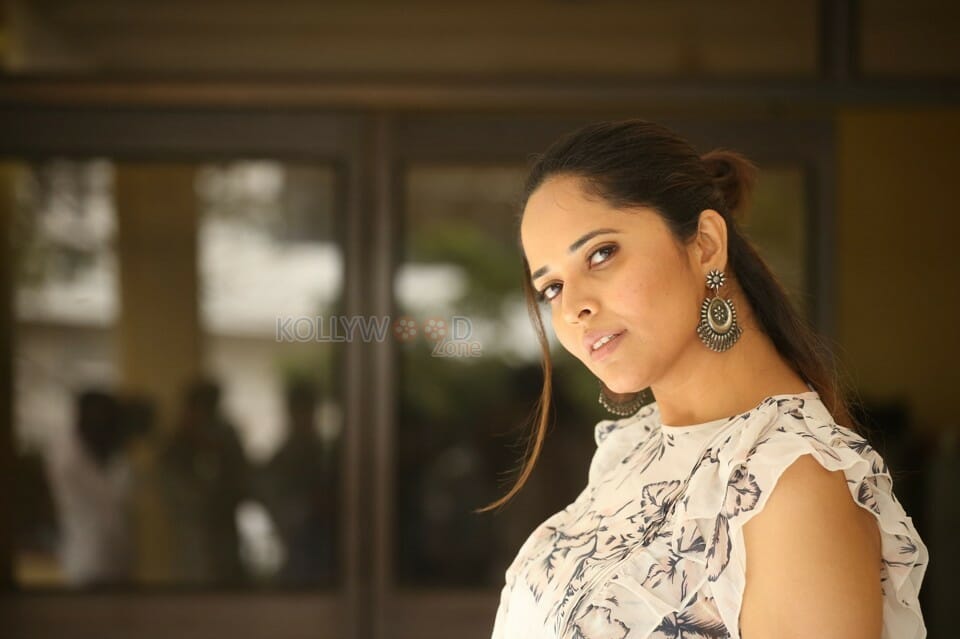 Actress Anasuya Bharadwaj At Kadhanam Interview Photos