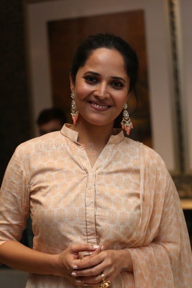 Actress Anasuya Bharadwaj At O Pitta Katha Pre release Event Stills