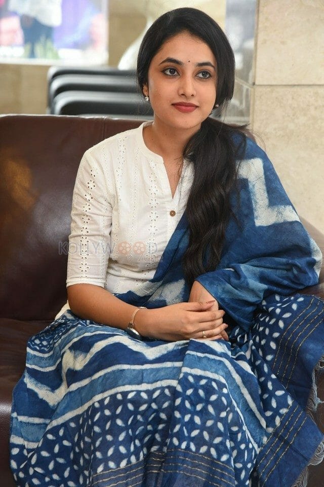 Actress Priyanka Arul Mohan At Gang Leader Movie Press Meet Photos