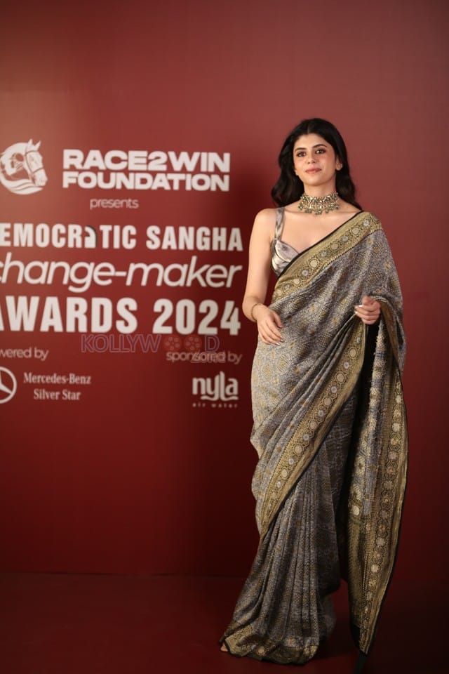 Actress Sanjana Sanghi at Democratic Sangha Change Maker Awards Photos 01