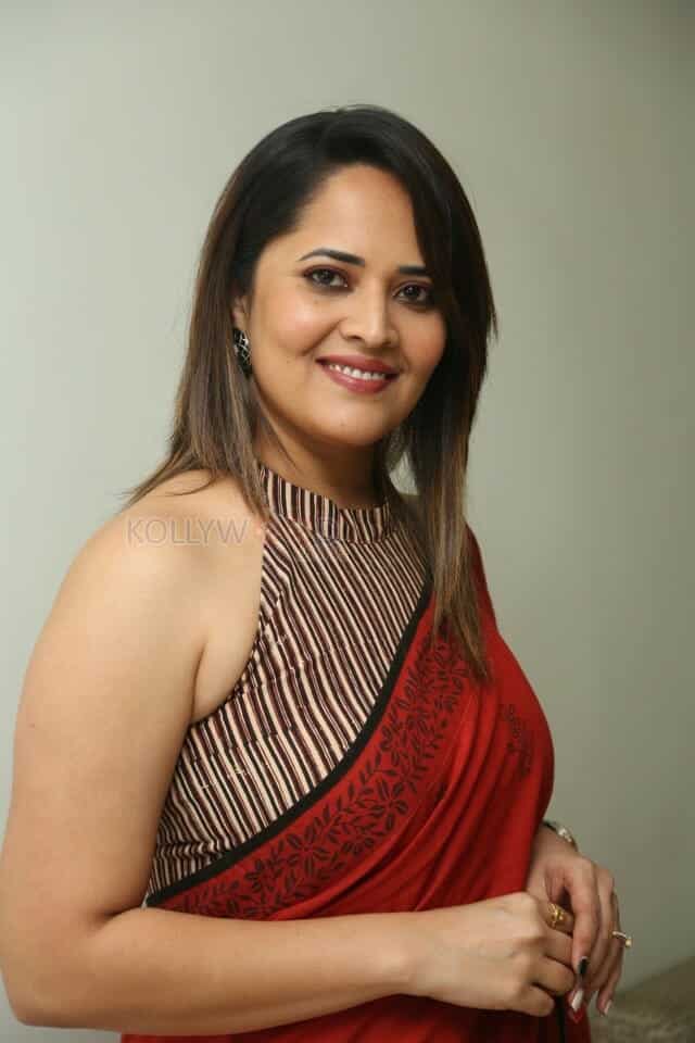 Anasuya Bharadwaj at Rangamarthanda Press Meet Pictures 15