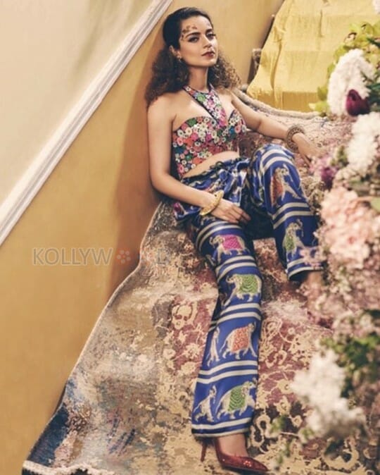 Bollywood Actress Kangana Ranaut Harper Bazaar Photoshoot Photos