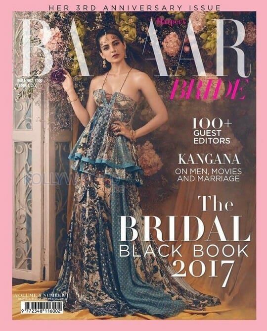 Bollywood Actress Kangana Ranaut Harper Bazaar Photoshoot Photos