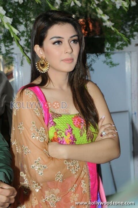 Cute Hansika At Movie Pooja Photos