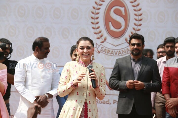 Hansika Motwani At The Legend New Saravana Stores Padi Showroom Inauguration Pictures