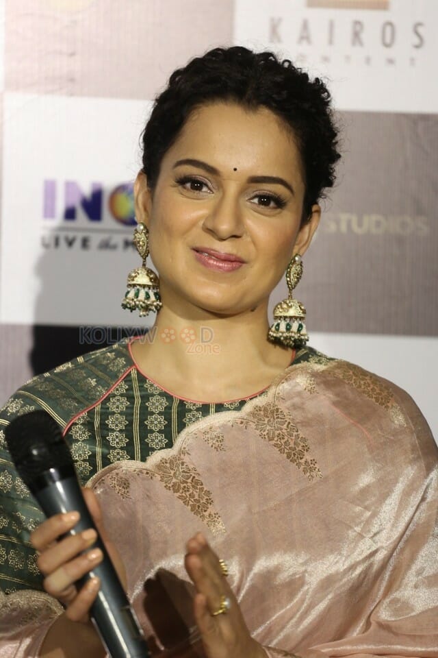 Kangana Ranaut At Manikarnika Movie Event Photos