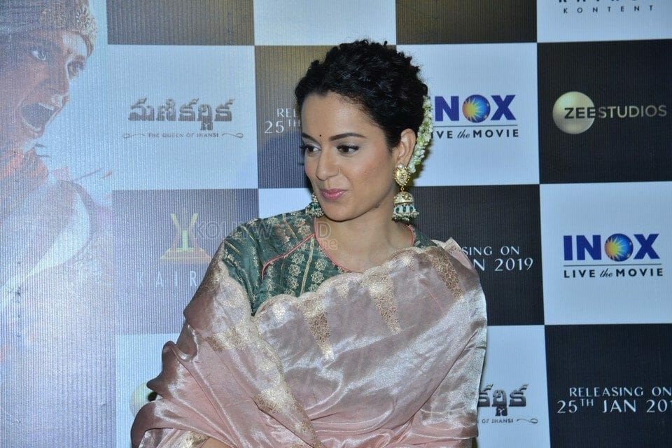 Kangana Ranaut At Manikarnika Movie Event Photos