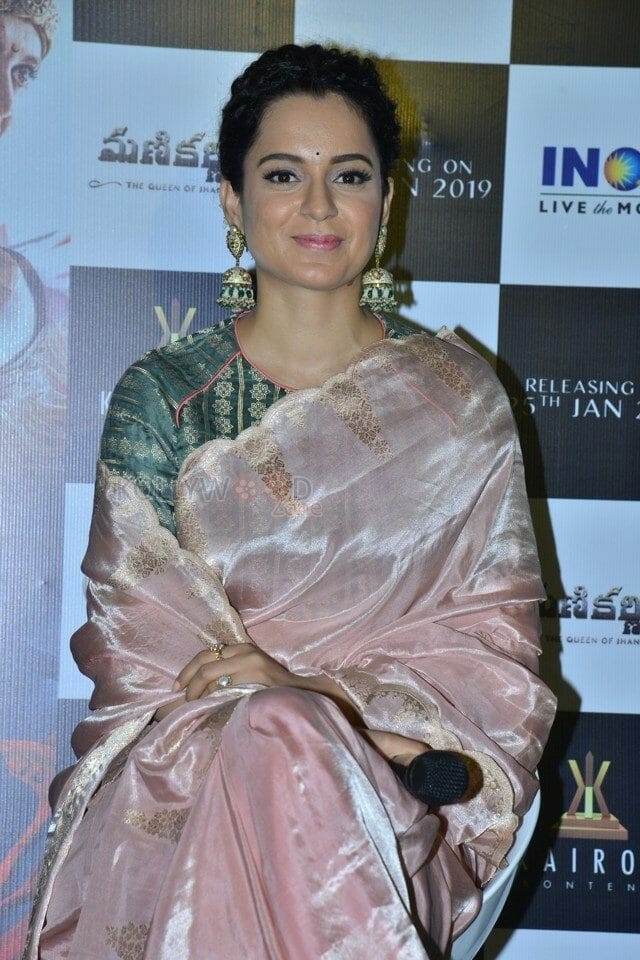 Kangana Ranaut At Manikarnika Movie Event Photos