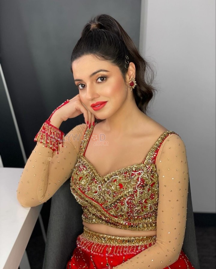 Sexy Divya Khosla in Bralette and Palazzo Photo 01