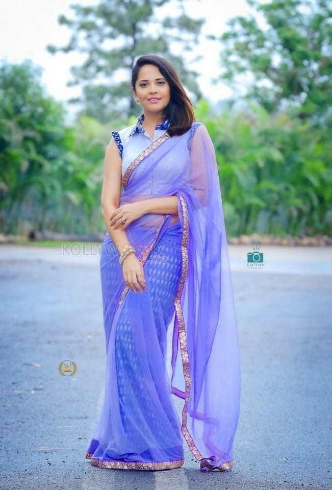 Tollywood Anchor Anasuya Bharadwaj Saree Pictures