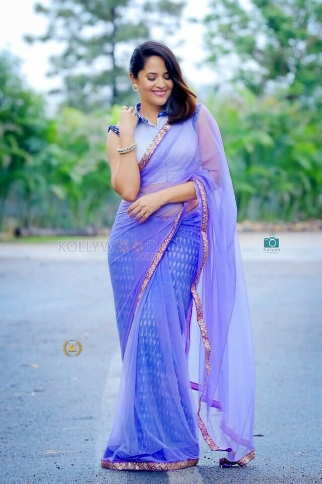 Tollywood Anchor Anasuya Bharadwaj Saree Pictures