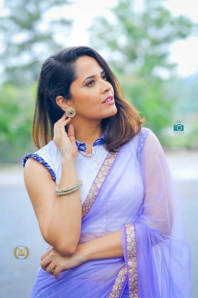 Tollywood Anchor Anasuya Bharadwaj Saree Pictures