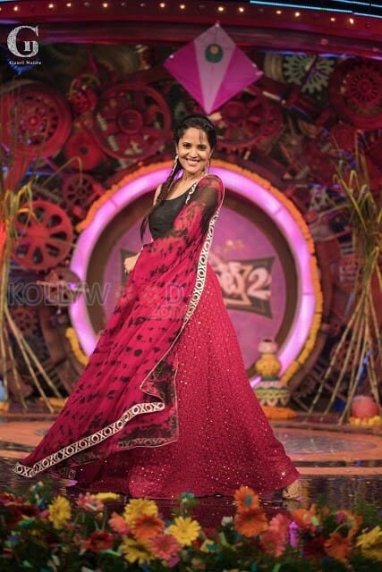 Tv Anchor Anasuya At Jackpot Show Pictures