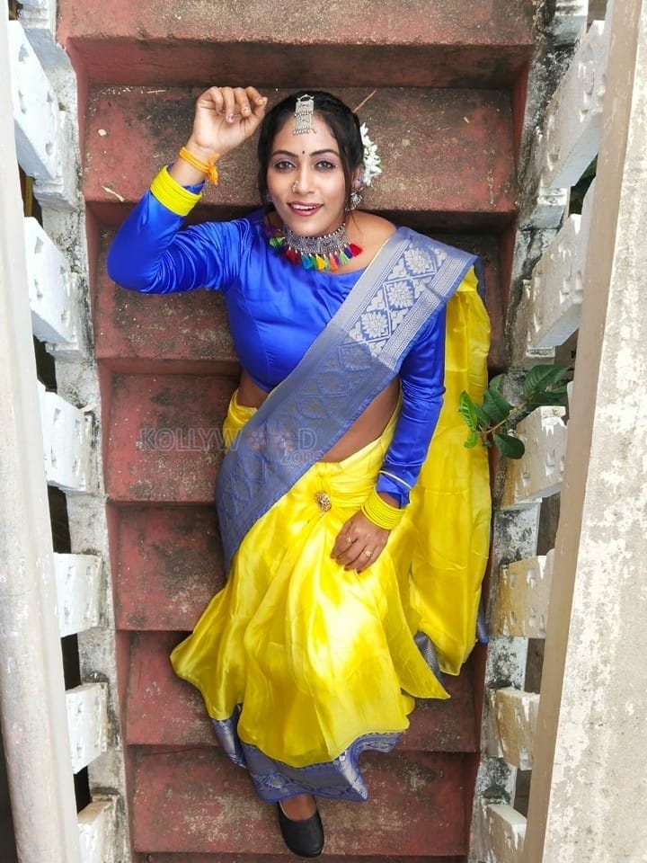 Chepala Katha Fame Meghana Chowdary Latest Dussehra Festival Stills