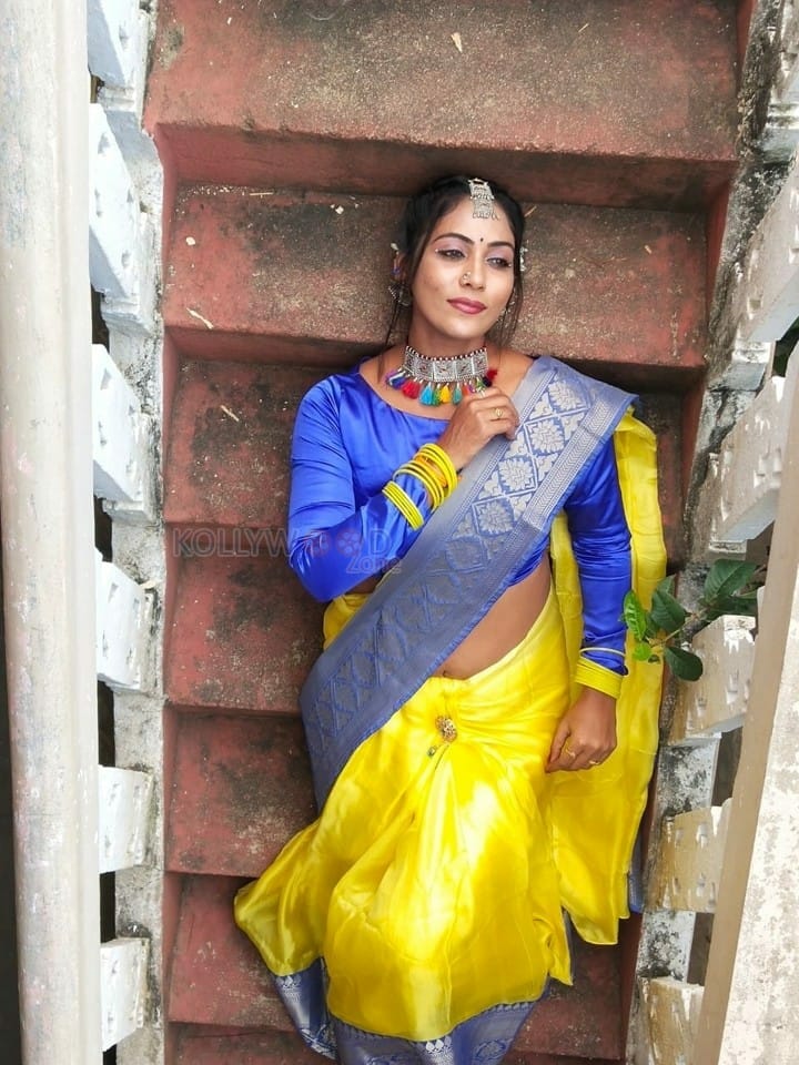 Chepala Katha Fame Meghana Chowdary Latest Dussehra Festival Stills