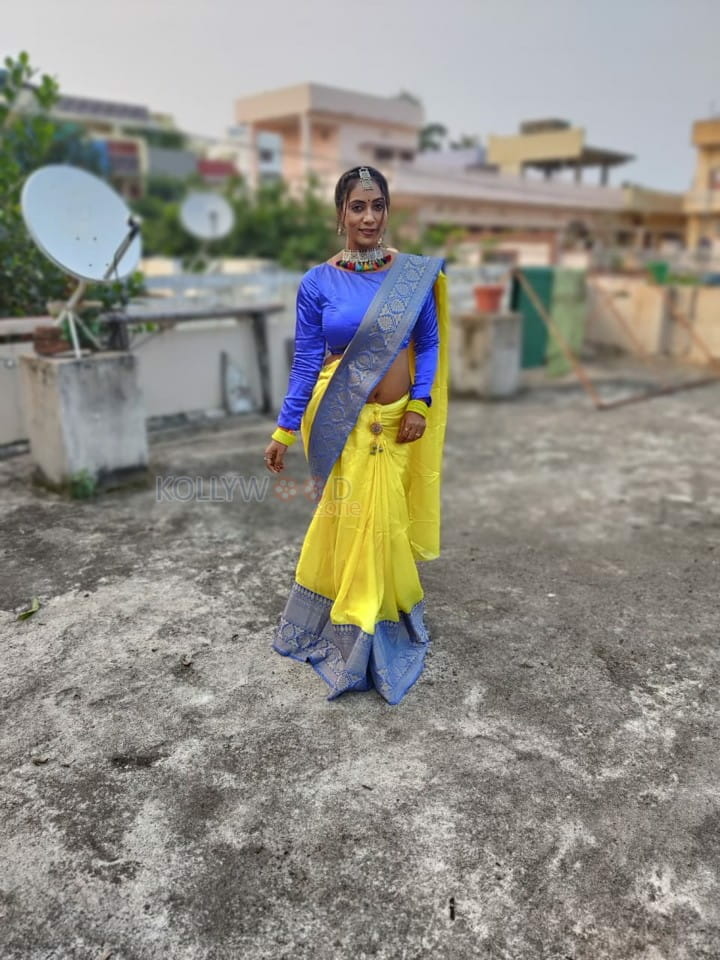 Chepala Katha Fame Meghana Chowdary Latest Dussehra Festival Stills