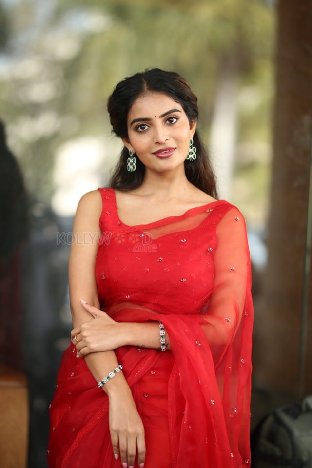 Actress Ananya Nagalla at Sreekakulam Sherlock Holmes Trailer Launch Event Photos 14