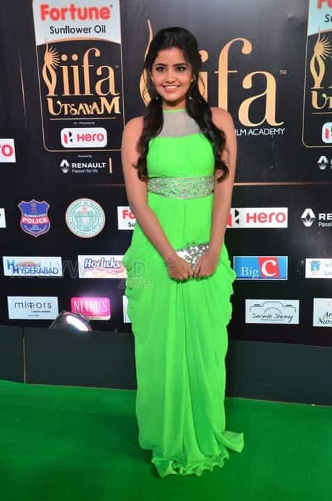 Actress Anupama Parameswaran At Iifa Utsavam Photos