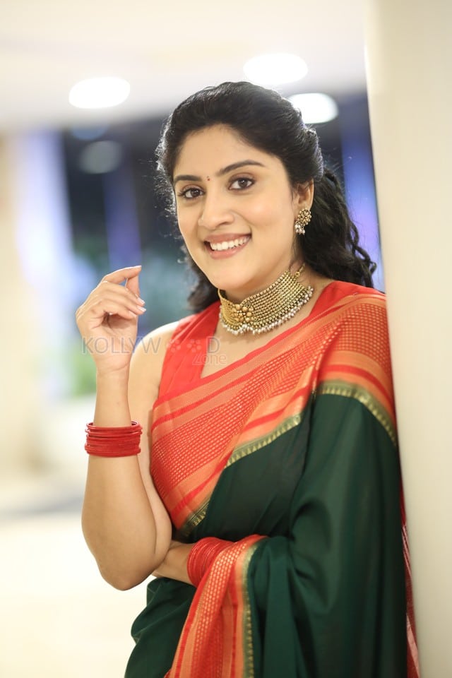 Actress Dhanya Balakrishna at Bapu Movie Pre Release Event Stills 30