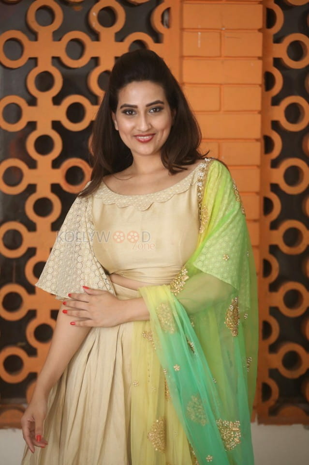 Actress Manjusha At Chiranjeevi Rd Birthday Celebrations Photos