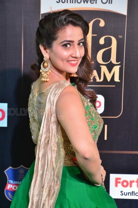 Actress Manjusha At Iifa Utsavam Pictures