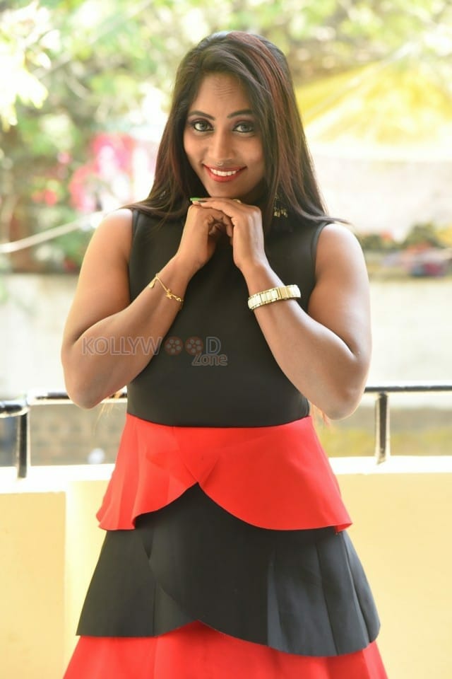 Actress Meghana Chowdary At Hello Madam Movie Press Meet Pictures