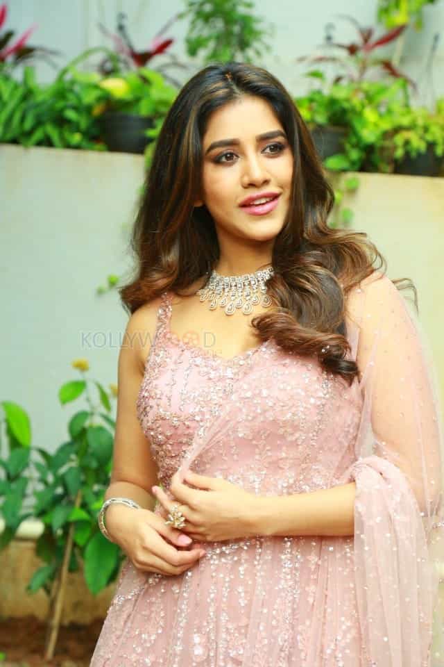 Actress Nabha Natesh At Bellamkonda Sai Srinivas V Santosh Srinivas Movie Opening Photos