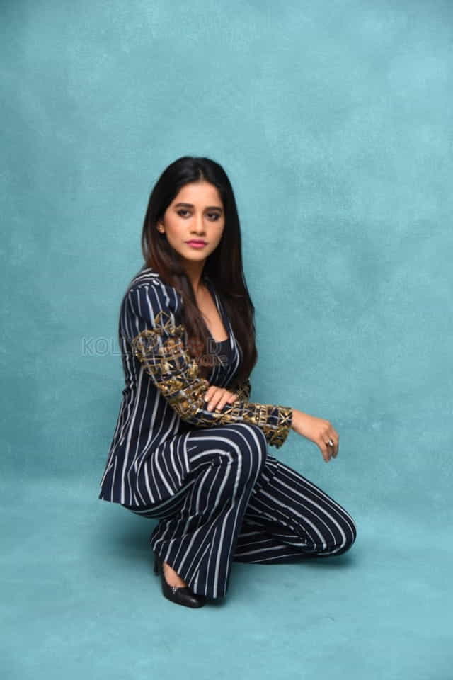 Actress Nabha Natesh At Ismart Shankar Pre release Event Pictures