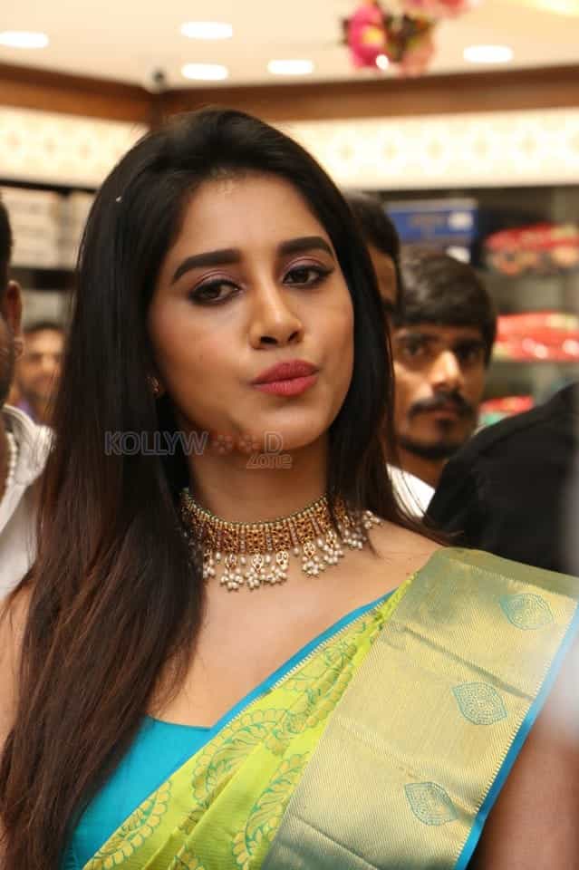 Actress Nabha Natesh Launches Srika Store In Mehadipatnam Photos