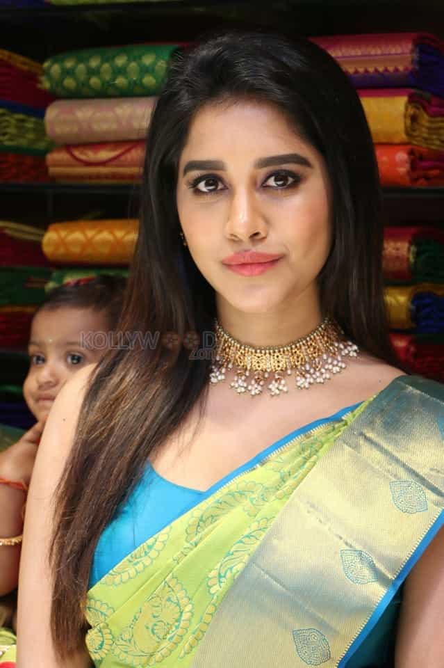 Actress Nabha Natesh Launches Srika Store In Mehadipatnam Photos