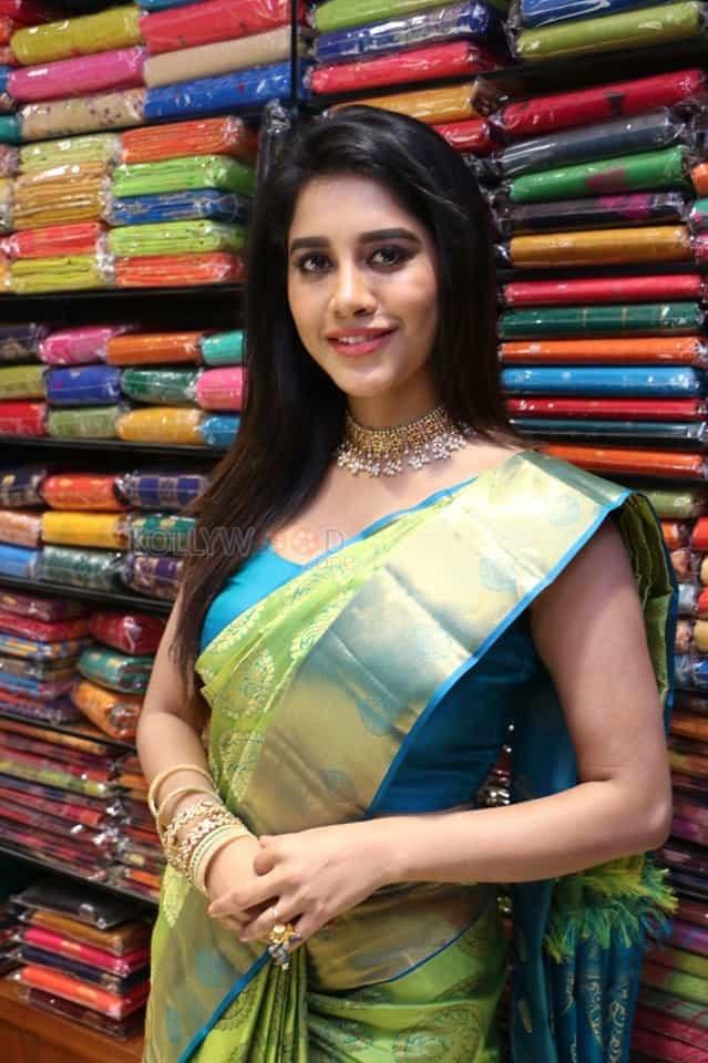 Actress Nabha Natesh Launches Srika Store In Mehadipatnam Photos