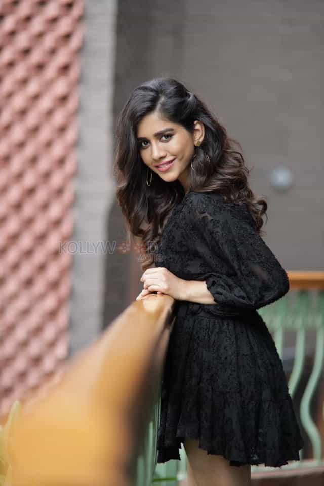 Actress Nabha Natesh Sexy Black Skirt Photos