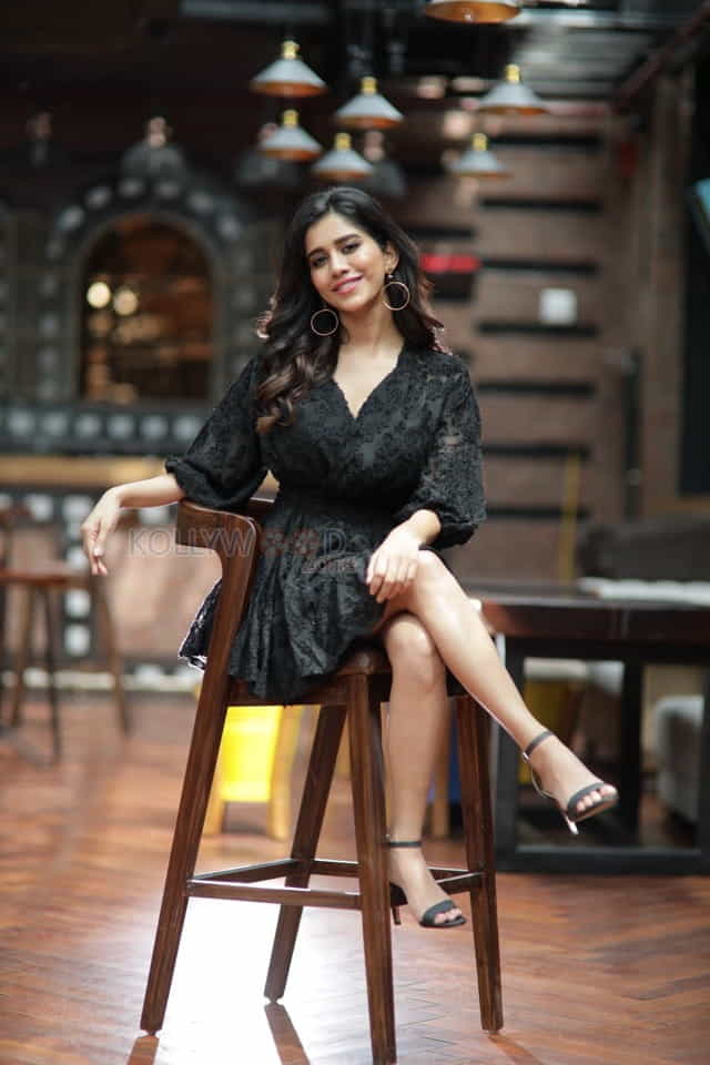 Actress Nabha Natesh Sexy Black Skirt Photos