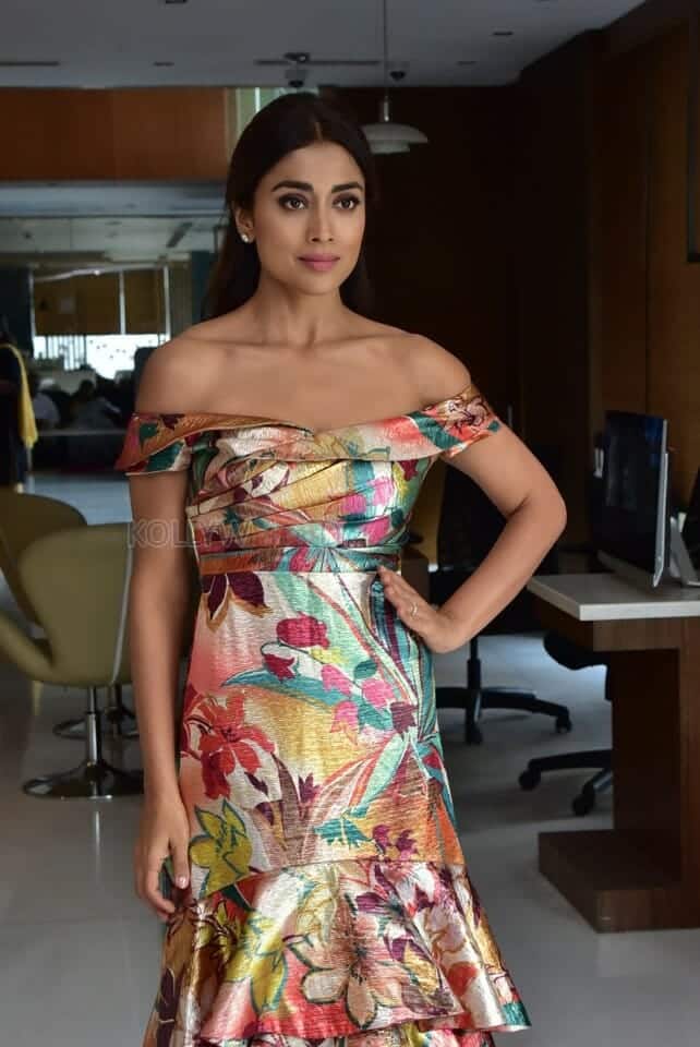 Actress Shriya Saran at Music School Interview Pictures 11