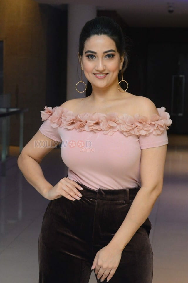 Anchor Manjusha At Disco Raja Success Meet Pictures