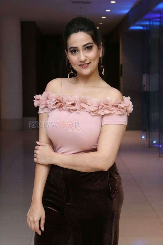 Anchor Manjusha At Disco Raja Success Meet Pictures