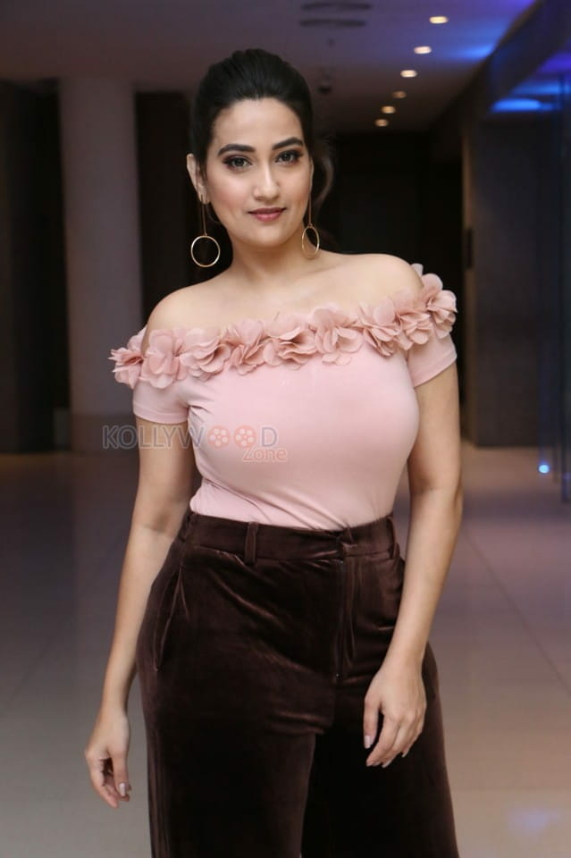 Anchor Manjusha At Disco Raja Success Meet Pictures