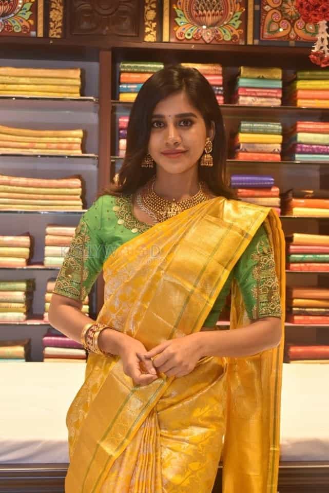 Beautiful Actress Nabha Natesh Inaugurates Cmr Shopping Mall Photos