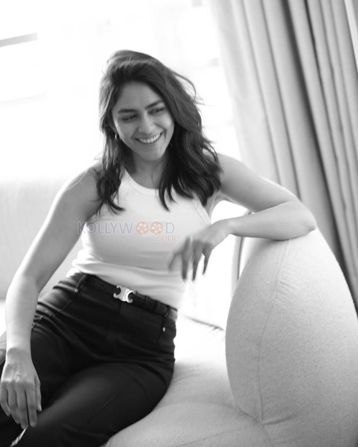 Beautiful Mrunal Thakur in a Monochrome Photoshoot Stills 06