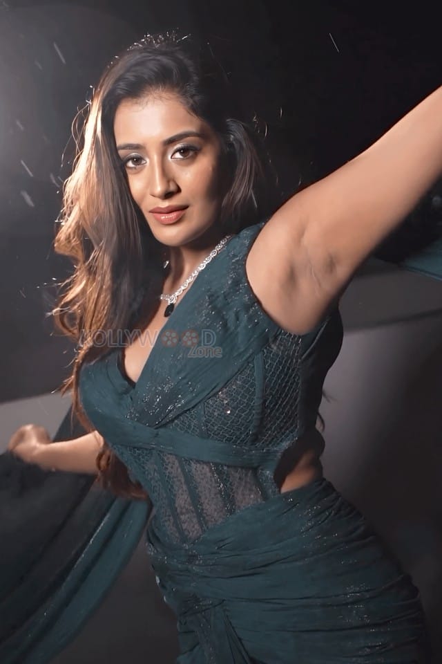 Elegant Beauty Rashi Singh in Black Corset Top Photos 03