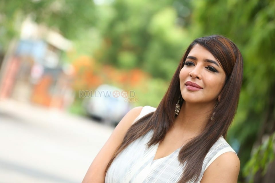 Lakshmi Manchu White Dress Photos