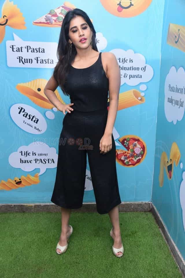 Sexy Nabha Natesh At Santosham Film Awards Curtain Raiser Event Photos