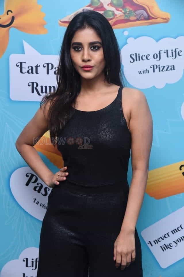 Sexy Nabha Natesh At Santosham Film Awards Curtain Raiser Event Photos