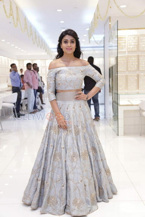 Shriya Saran At The Legend New Saravana Stores Inauguration Photos