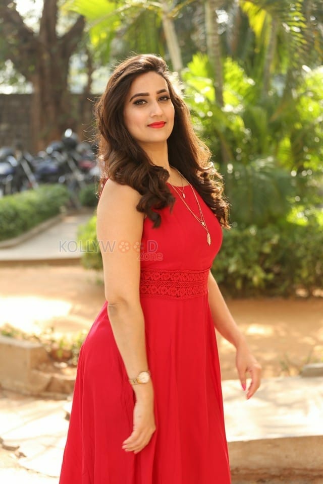 Television Anchor Manjusha At Padi Padi Leche Manasu Movie Thanks Meet Photos