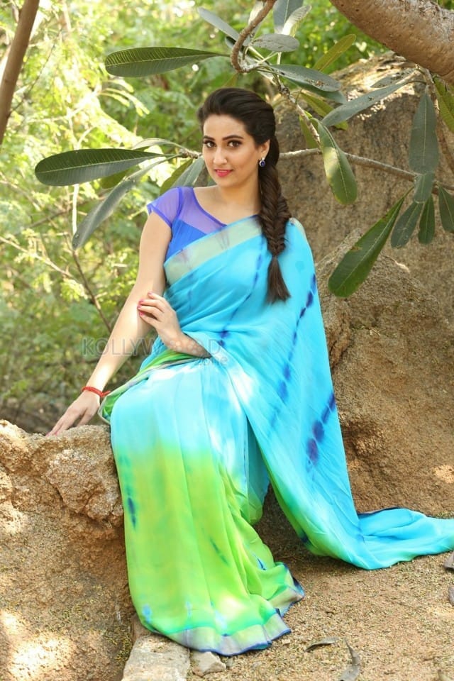 Telugu Actress Manjusha Saree Photos