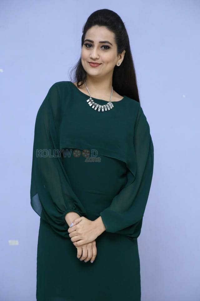 Telugu Anchor And Actress Manjusha At Bhagamathiee Event Photos