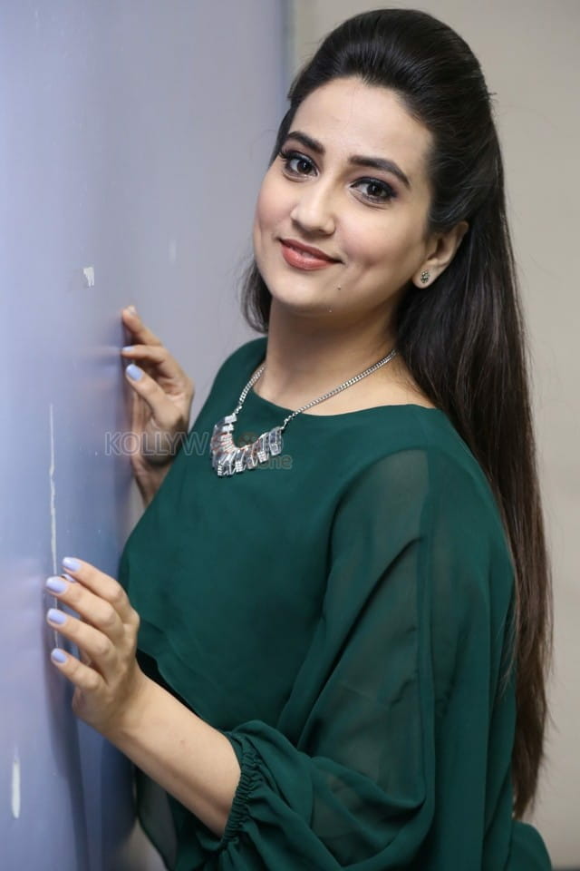 Telugu Anchor And Actress Manjusha At Bhagamathiee Event Photos